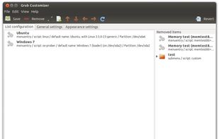 Grub Customizer screenshot 1