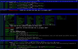 irssi screenshot 1