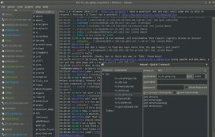 Smuxi 0.7 on Linux Showing Quick Connect Dialog