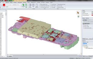 SpaceClaim Engineer includes tools to automatically find and remove small features, greatly accelerating model preparation.