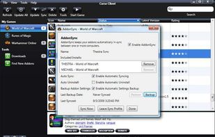Curse Client screenshot 1