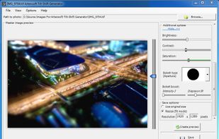 Artensoft Tilt Shift Generator screenshot 1