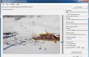 Artensoft Tilt Shift Generator screenshot 1