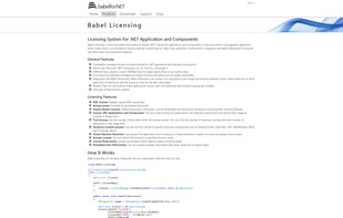 Babel Licensing screenshot 1