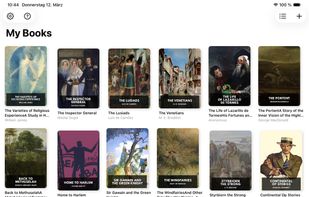 Library view in grid or ist view