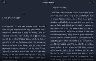 Two-column layout, four typefaces, four themes