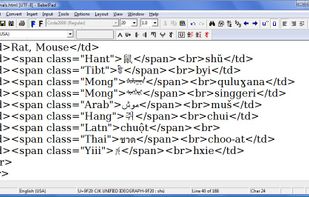 BabelPad screenshot 1