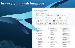 Choose as many languages as you need!