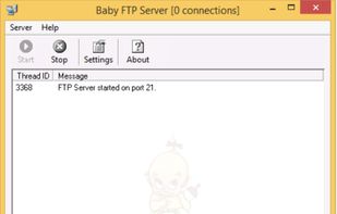 Baby FTP Server screenshot 1