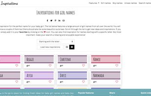 Baby Name Inspirations screenshot 1