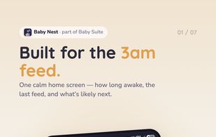 Baby Nest - Home Screen