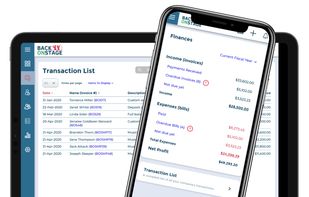 Back On Stage Finance Tracker lets you track your entire company's finance at a glance.