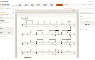 Score editor, source playback, kit mapping, mixer, and transport in one local transcription workspace.