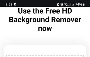 Once the image is selected, press over Remove Background Now! Button
