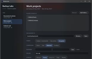Backup Labs screenshot 2