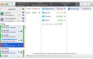 BackupLoupe screenshot 1