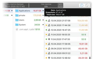 BackupLoupe screenshot 1