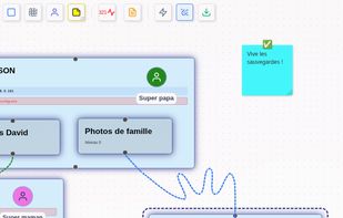 Waypoint on links to help visibility