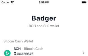Badger Wallet screenshot 1
