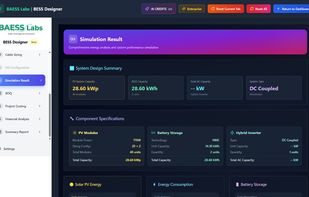 BESS Design Summary Section