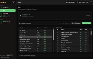 Sort, Key then BPM sort for CDJ