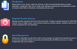 Other reasons to use Bakup.io, it is more than just database backups...