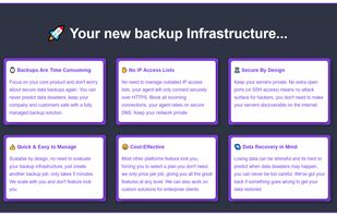 The complete solution to data backup and management.