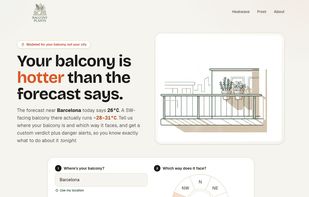 Setup Balcony