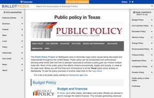 Ballotpedia screenshot 1