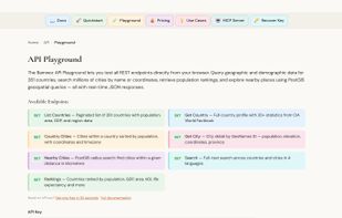 Bamwor World Data screenshot 2