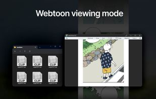 Webtoon viewing mode
