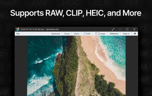Supports RAW, CLIP, HEIC, and More