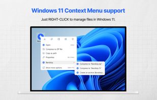 Use a right-click menu & Preview an archive
