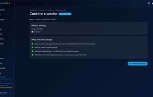 Content transfer review
