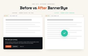BannerBye screenshot 1