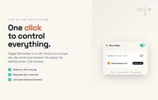 BannerBye screenshot 2