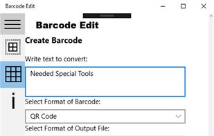 Barcode Edit screenshot 1