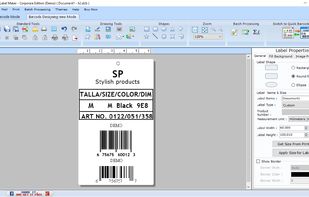 Barcode Generator Software screenshot 1