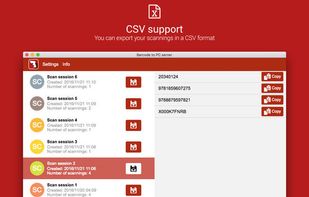 Barcode to PC: Wi-Fi scanner screenshot 2