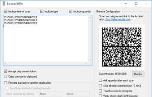 Barcode2Win screenshot 1