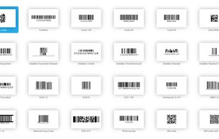 Barcode templates, you can add your own