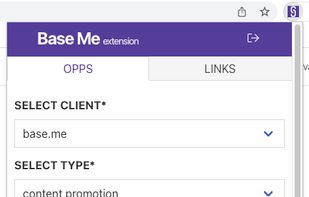 Use the Base.me Chrome Extension