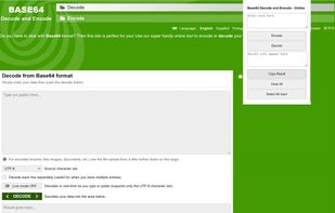 Base64 Chrome Extension screenshot 1