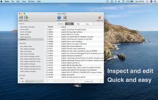 Inspect and edit. Quick and easy.
