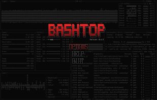 Bashtop screenshot 1