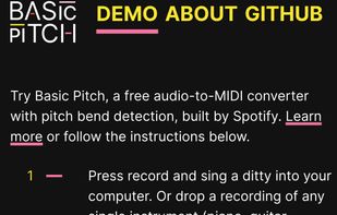 Basic Pitch screenshot 1