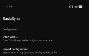 BasicSync screenshot 1
