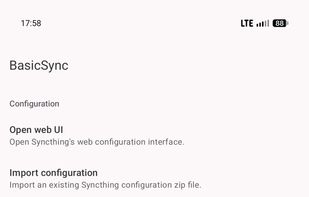 BasicSync screenshot 1