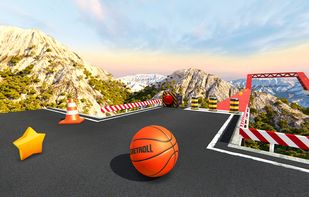 BasketRoll: Rolling Ball Game screenshot 1