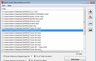 Batch Audio Silence Remover screenshot 1
